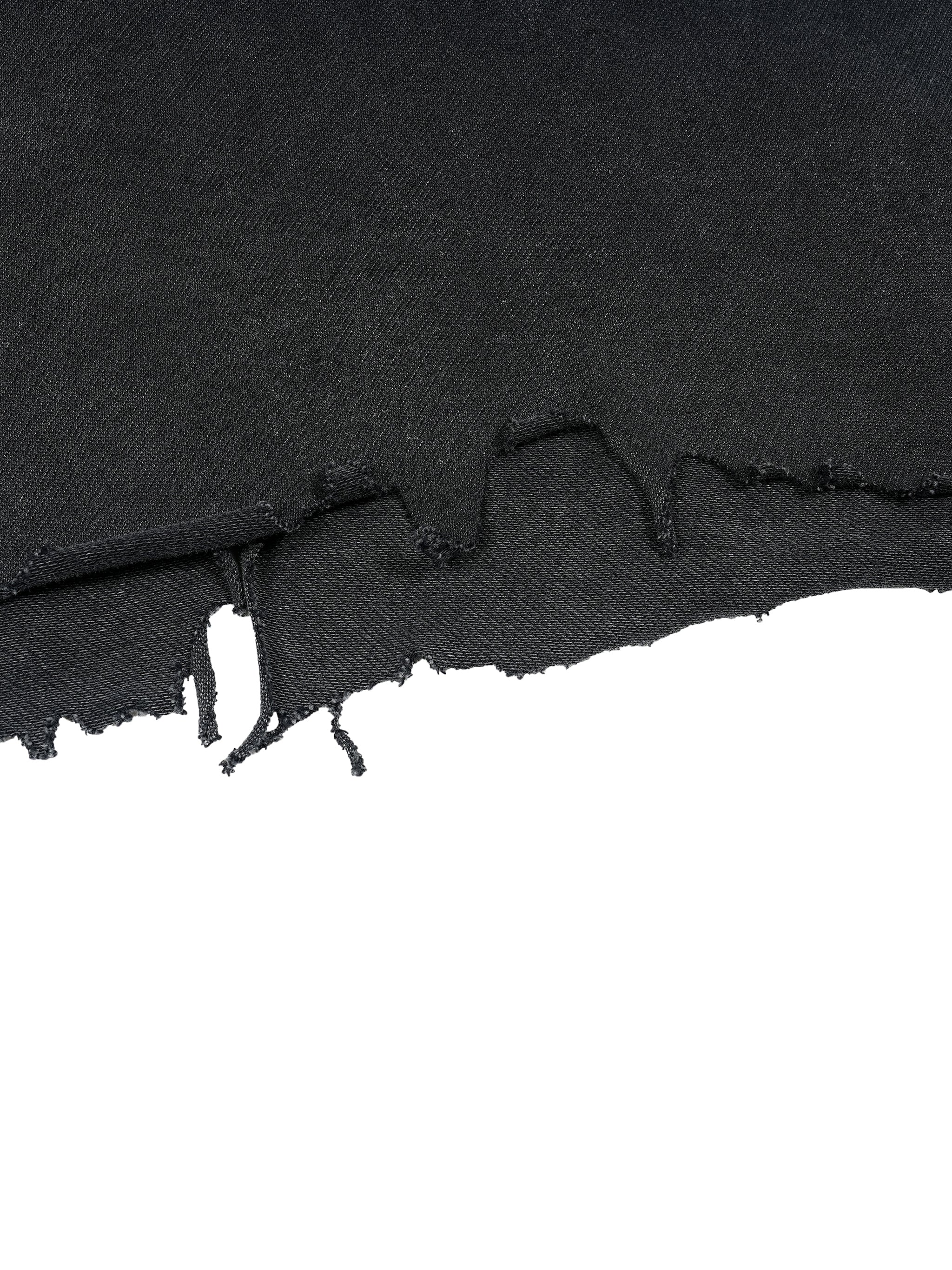 Vintage Wash Boxy Distressed Hem T-Shirt